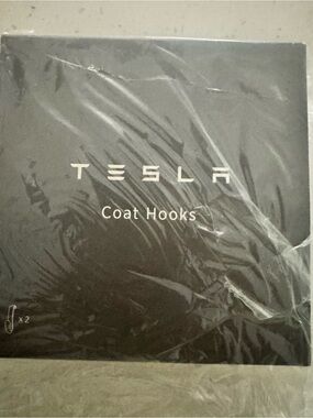 Tesla Black Coat Hooks